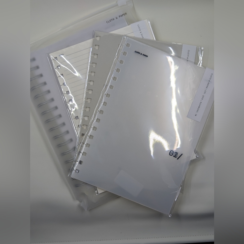 Cloth And Paper 2026 Horizontal Weekly Spiral Note Book Bundle